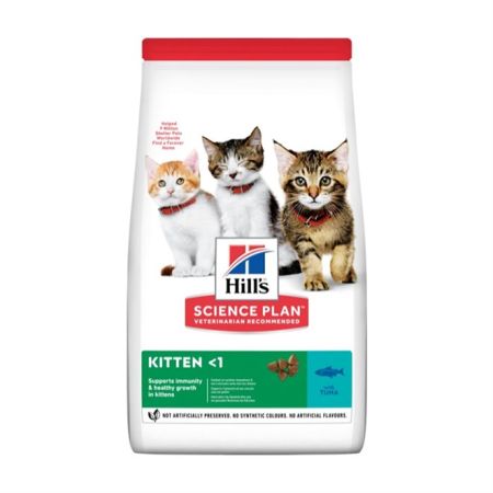 Hills Kitten Ton Balıklı Yavru Kedi Maması 1Kg + 500gr Hediyeli + Saovet Özel Pasta 100gr HEDİYE