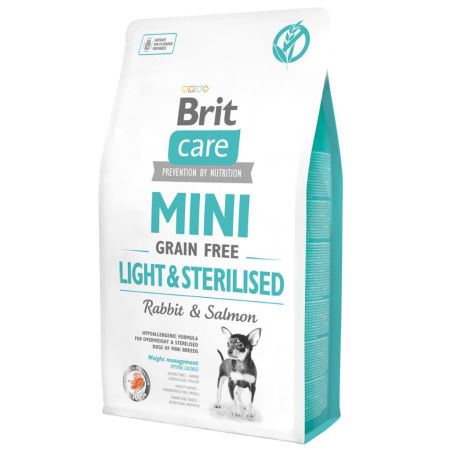 Brit Care Light Kısırlaştırılmış Mini Irk Köpek Maması 2 Kg  + Saovet Glukozamin Tablet 75gr HEDİYE