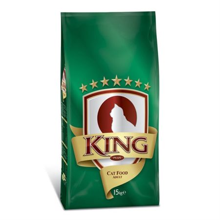 King Plus Balıklı Yetişkin Kedi Maması 15 Kg + Saovet Malt Pasta 100gr + Biotin Pasta 100gr HEDİYE