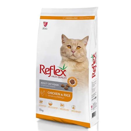 Reflex Tavuklu ve Pirinçli Yetişkin Kedi Maması 15 Kg + Saovet Malt Pasta 100gr + Biotin Pasta 100gr HEDİYE