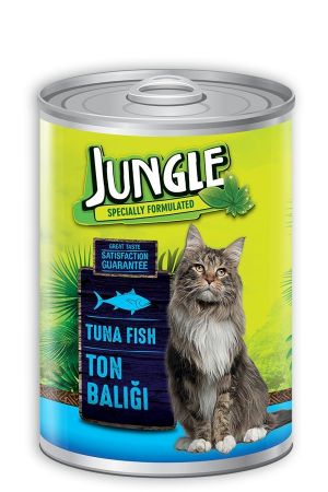 Jungle Ton Balıklı Konserve Kedi Maması 415 Gr