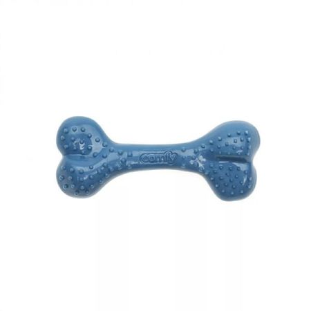 Aquael Comfy Toy Kemik Şeklinde Yaban Mersini Aromalı Köpek Oyuncağı Mavi 12.5 Cm