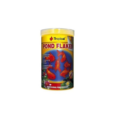 Tropical Pond Flakes Havuz Balıkları için Pul Yem 1000 Ml