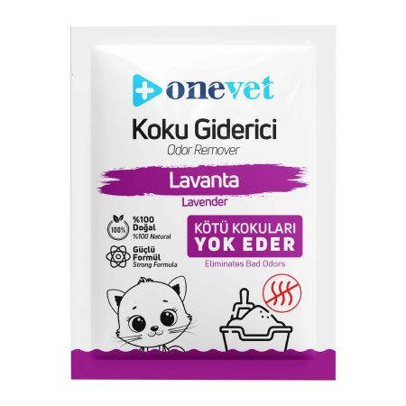 OneVet Lavanta Kokulu Kedi Kumu Koku Giderici 25 g