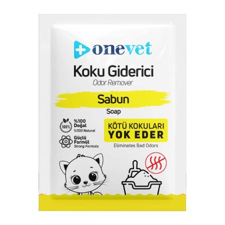 OneVet Sabun Kokulu Kedi Kumu Koku Giderici 25 g