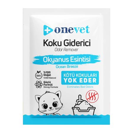 OneVet Okyanus Esintisi Kokulu Kedi Kumu Koku Giderici 25 g
