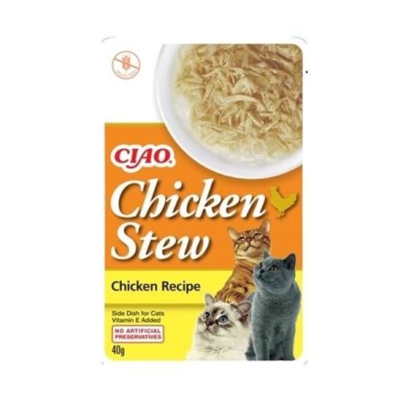 Inaba Ciao Chicken Stew Tavuk Güveçli Pate Yetişkin Konserve Kedi Maması 40 Gr