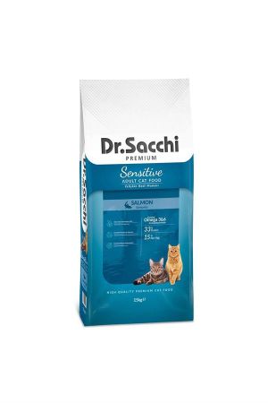 Dr.Sacchi Premium Sensitive Salmon Yetişkin Kedi Maması 15 kg