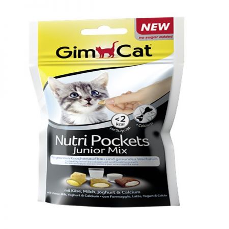 Gimcat Nutripockets Kedi Ödül Maması Junior Mix 60 Gr