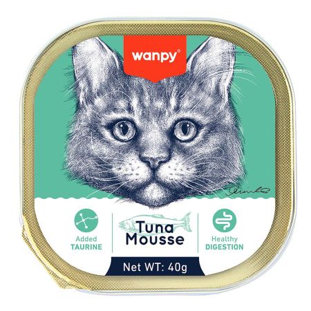 Wanpy Ton Balıklı Alury Kedi Konservesi 40 g (6 Adet)