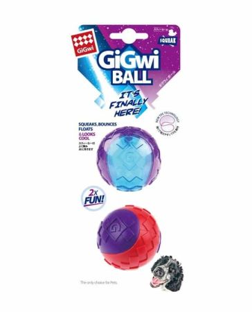 Gigwi Ball Sesli Kauçuk Top Köpek Oyuncağı 5 Cm (2 Adet)