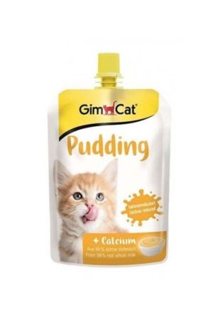 Gimcat Kalsiyum Katkılı Puding Sıvı Kedi Ödülü 150 Gr