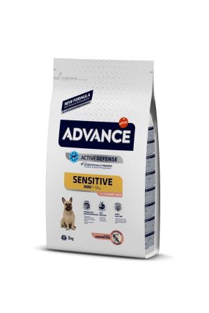 Advance Somonlu Sensitive Mini Irk Yetişkin Köpek Maması 3 Kg