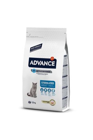 Advance Hindili Kısırlaştırılmış Yetişkin Kedi Maması 1.5 Kg