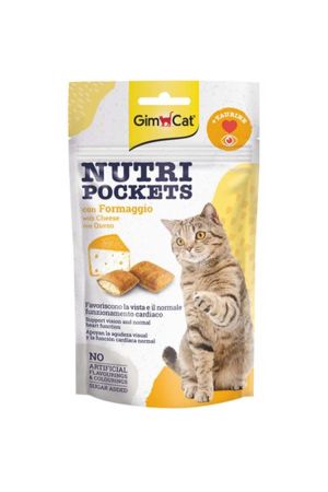 Gimcat Nutripockets Peynir Ve Taurin Kedi Ödülü 60 Gr