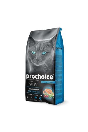 Prochoice Pro 34 Somonlu Yetişkin Kedi Maması 15 Kg