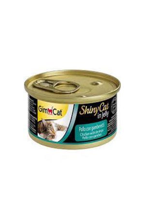 Gimcat Shinycat Jelli Tavuklu Karidesli Kedi Konserve Maması 70 Gr