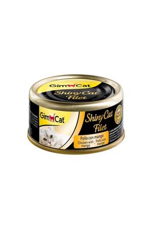 Gimcat Shinycat Fileto Tavuklu Ve Mangolu Kedi Konserve Maması 70 Gr