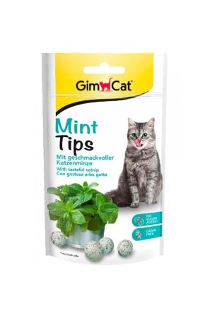 Gimcat Tabs Mint Tips Naneli Kedi Ödül Tableti 40 Gr