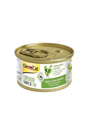 Gimcat Shinycat Fileto Tavuklu Ve Elmalı Kedi Konserve Maması 70 Gr