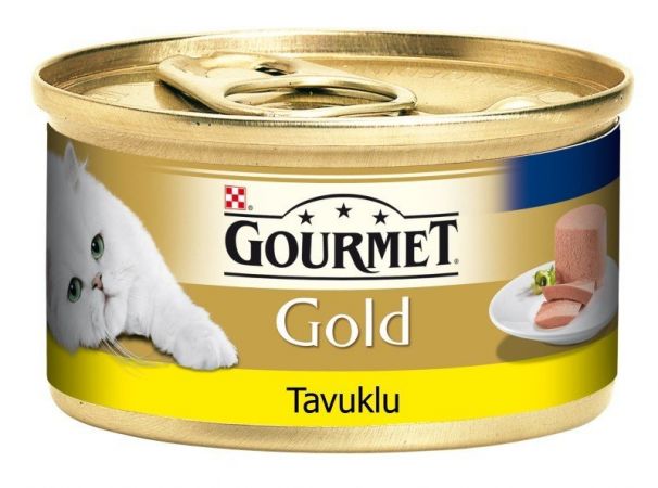 Gourmet Gold Kıyılmış Tavuklu Yetişkin Kedi Konservesi 85 gr