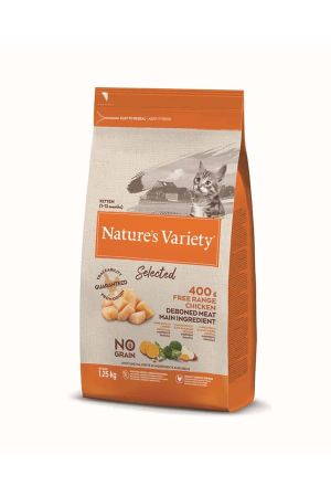 Nature's Variety Serbest Gezen Tavuk Etli Tahılsız Kitten Yavru Kedi Maması 1.25 Kg