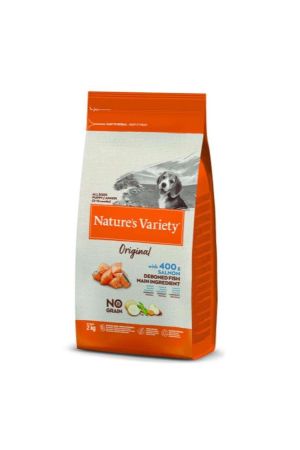 Nature's Variety Original Tahılsız Somonlu Yetişkin Köpek Maması 2 Kg