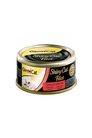 Gimcat Shinycat Kıyılmış Ton Balıklı Ve Somonlu Kedi Konservesi 70 Gr