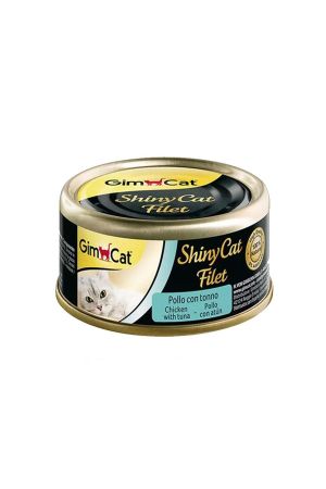 Gimcat Shinycat Kıyılmış Tavuklu Ve Ton Balıklı Kedi Konservesi 70 Gr