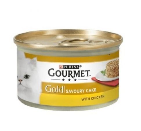 Gourmet Gold Savoury Cake Tavuklu Konserve Kedi Maması 85 Gr