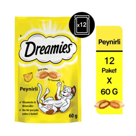 Dreamies Peynirli Kedi Ödül Maması 60 gr 12 Adet