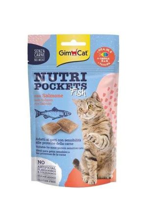 Gimcat Nutripockets Somon 60 Gr