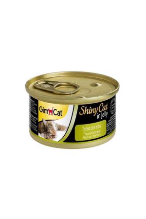 Gimcat Shinycat Ton Ve Çimenli Yaş Mama 70 Gr