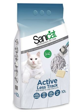 Sanicat Active Marsilya Sabunlu Topaklaşan Kedi Kumu Kalın 10 Lt
