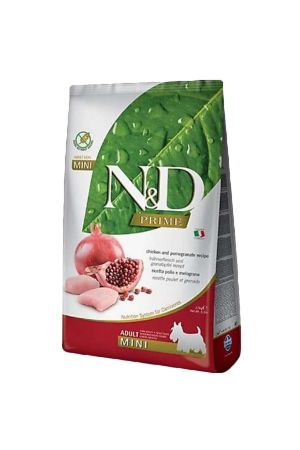 N&D Prime Köpek Tavuk Nar Yetişkin Mini 2.5 Kg