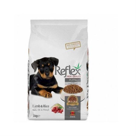 Reflex Puppy Kuzu Etli ve Pirinçli Yavru Köpek Maması 3 kg