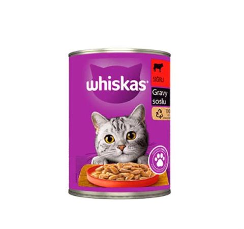 Whiskas Konserve Biftekli 400 Gr