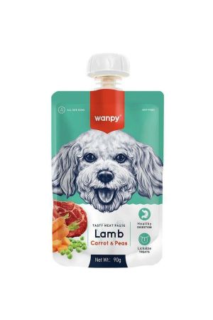Wanpy Taze Kuzulu Havuçlu Köpek Et Ezmesi 90 Gr