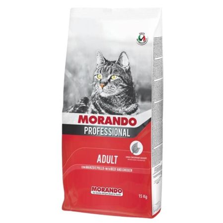 Morando Biftekli ve Tavuklu Yetişkin Kedi Maması 15 kg