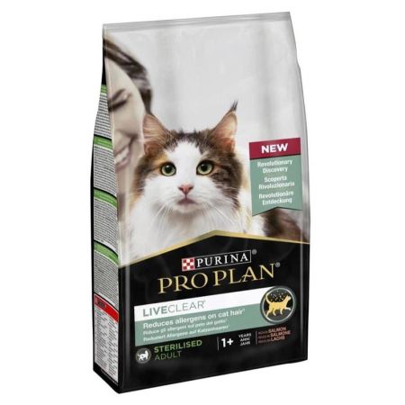 Pro Plan LiveClear Somonlu Alerjen Azaltan Kısırlaştırılmış Kedi Maması 1,4 kg