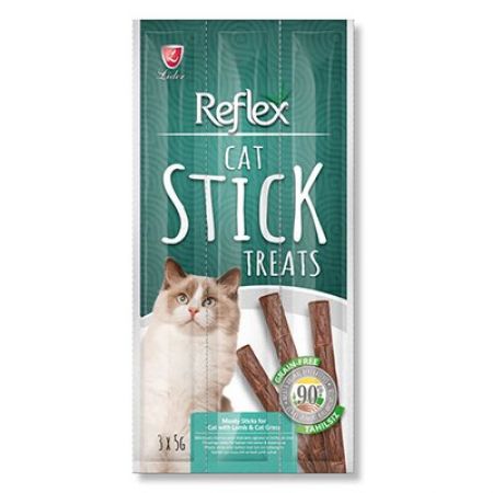 Reflex Stick Kuzu Etli Kedi Ödül Maması 3x5 Gr