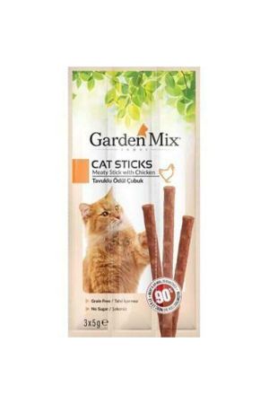 Garden Mix Tavuklu Kedi Stick Ödül 3x5 15 Gr