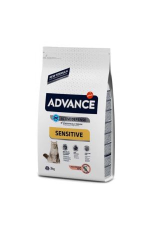 Advance Somonlu Sensitive Hassas Yetişkin Kedi Maması 3 Kg