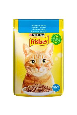 Friskies Somonlu Yetişkin Kedi Konserve Maması 85 Gr