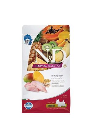 N&D Tropical Tavuklu Mini Irk Yetişkin Köpek Maması 1.5 Kg