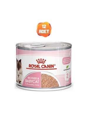 Royal Canin Mother Baby Cat İnstinctive Yavru Kedi Konserve Maması 195 Gr x 12 Adet