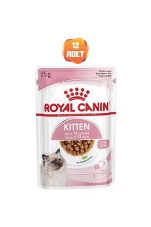 Royal Canin Kitten Gravy Yavru Kedi Konserve Maması 85 Gr x 12 Adet