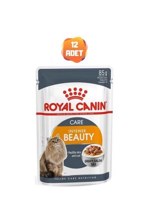 Royal Canin İntense Beauty İn Gravy Kedi Konserve Maması 85 Gr x 12 Adet