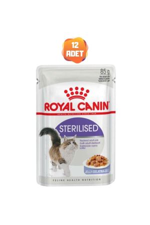 Royal Canin Sterilised Jelly Kısır Kedi Yaş Maması 85 Gr x 12 Adet