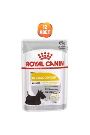 Royal Canin Dermacomfort Deri Hassasiyeti Köpek Yaş Mama 85 Gr x 12 Adet